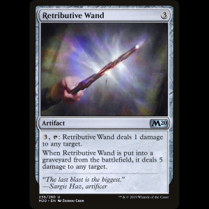 MTG Varita retributiva (Retributive Wand) Core Set 2020 m20#236