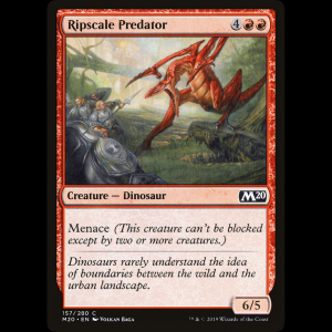 MTG Depredador escamarrota (Ripscale Predator) Core Set 2020 m20#157