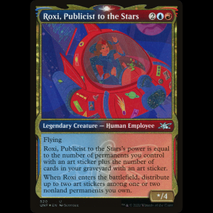 MTG Roxi, Publicist to the Stars Unfinity unf#520