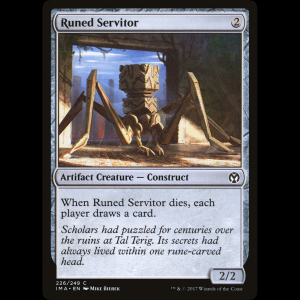 MTG Runed Servitor Iconic Masters ima#226