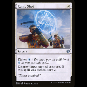 MTG Disparo rúnico (Runic Shot) Dominaria United dmu#30