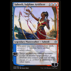 MTG Saheeli, Artífice Sublime (Saheeli, Sublime Artificer) War of the Spark war#234