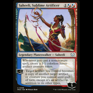 MTG Saheeli, Sublime Artificer March of the Machine Commander moc#338