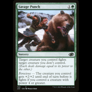 MTG Savage Punch Jumpstart 2022 j22#723