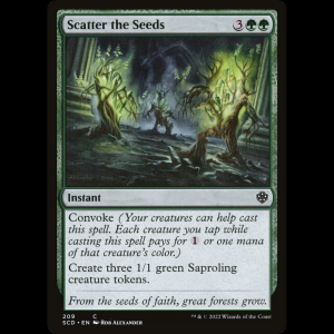 MTG Scatter the Seeds Starter Commander Decks scd#209