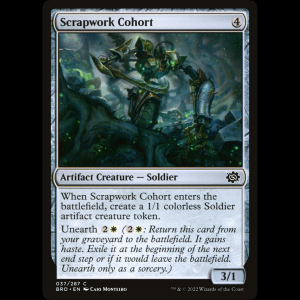 MTG Secuaz chatarreño (Scrapwork Cohort) The Brothers' War bro#37