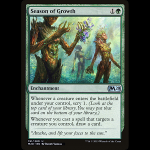 MTG Estación de crecimiento (Season of Growth) Core Set 2020 m20#191
