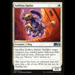 MTG Salvador altruista (Selfless Savior) Core Set 2021 m21#36