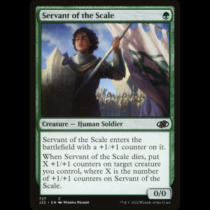 MTG Servant of the Scale Jumpstart 2022 j22#727