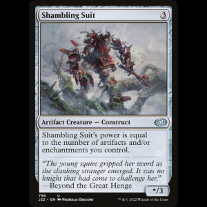 MTG Shambling Suit Jumpstart 2022 j22#796