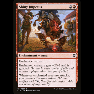 MTG Shiny Impetus Commander Legends: Battle for Baldur's Gate clb#194