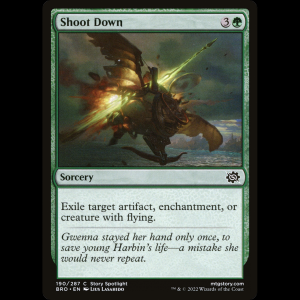 MTG Disparo abatidor (Shoot Down) The Brothers' War bro#190