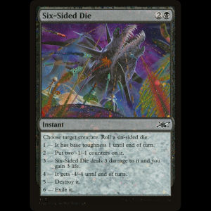 MTG Six-Sided Die Unfinity unf#378