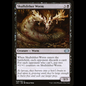 MTG Skullslither Worm Jumpstart 2022 j22#26
