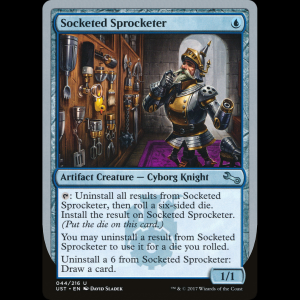 MTG Socketed Sprocketer Unstable ust#44