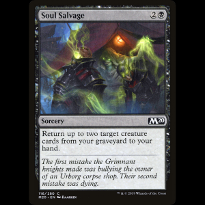 MTG 영혼 구조 (Soul Salvage) Core Set 2020 m20#116