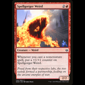 MTG 呪文喰いの奇魔 (Spellgorger Weird) War of the Spark war#145