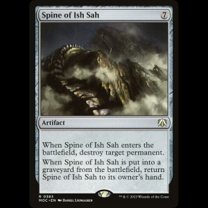 MTG Spine of Ish Sah March of the Machine Commander moc#383