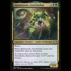 MTG Spinnerette, Arachnobat Unfinity unf#180