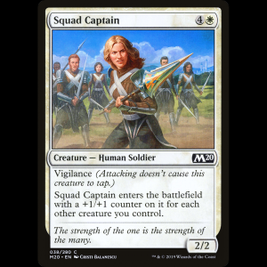 MTG Capitana de la compañía (Squad Captain) Core Set 2020 m20#38