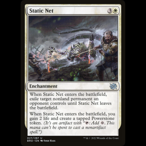 MTG Red estática (Static Net) The Brothers' War bro#27