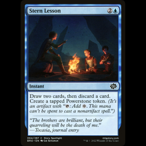 MTG Lección severa (Stern Lesson) The Brothers' War bro#64