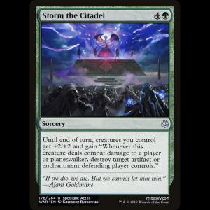 MTG 城塞への猛攻 (Storm the Citadel) War of the Spark war#178