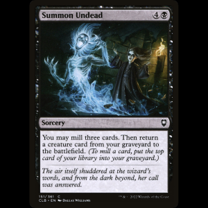 MTG Summon Undead Commander Legends: Battle for Baldur's Gate clb#151
