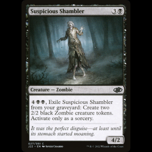 MTG Suspicious Shambler Jumpstart 2022 j22#27