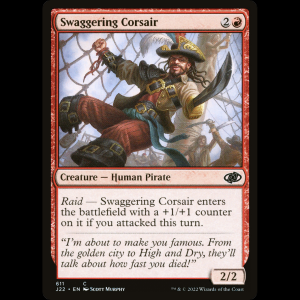 MTG Swaggering Corsair Jumpstart 2022 j22#611