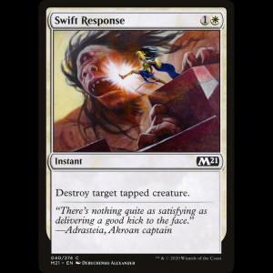 MTG Respuesta rauda (Swift Response) Core Set 2021 m21#40