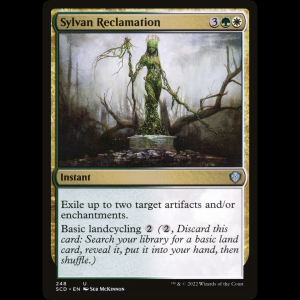 MTG Sylvan Reclamation Starter Commander Decks scd#248