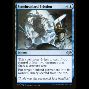 MTG Synchronized Eviction Jumpstart 2022 j22#18
