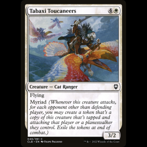 MTG Tabaxi Toucaneers Commander Legends: Battle for Baldur's Gate clb#46