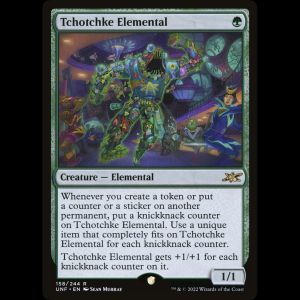 MTG Tchotchke Elemental Unfinity unf#158