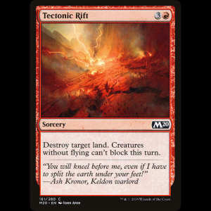 MTG Falla tectónica (Tectonic Rift) Core Set 2020 m20#161