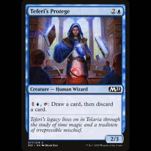 MTG Apadrinada de Teferi (Teferi's Protege) Core Set 2021 m21#77