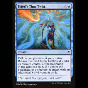 MTG テフェリーの時間改変 (Teferi's Time Twist) War of the Spark war#72