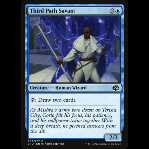 MTG Sabio del Tercer Camino (Third Path Savant) The Brothers' War bro#67