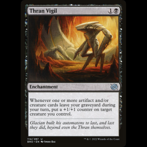 MTG Vigilancia thran (Thran Vigil) The Brothers' War bro#114