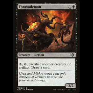 MTG Traxodemonio (Thraxodemon) The Brothers' War bro#115