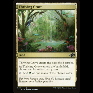 MTG Thriving Grove Jumpstart 2022 j22#823