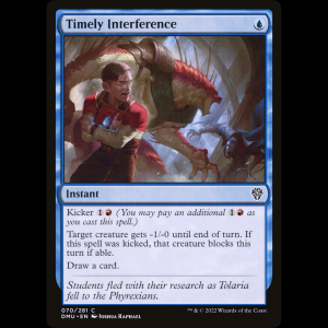 MTG Intromisión oportuna (Timely Interference) Dominaria United dmu#70