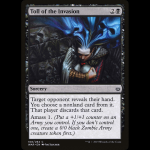 MTG 侵略の代償 (Toll of the Invasion) War of the Spark war#108