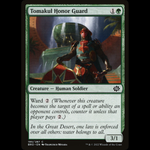 MTG Guardia de honor de Tomakul (Tomakul Honor Guard) The Brothers' War bro#195