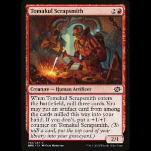 MTG Aunapedazos de Tomakul (Tomakul Scrapsmith) The Brothers' War bro#153