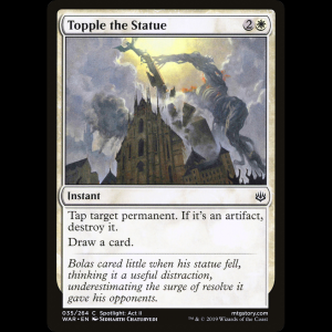MTG 立像崩し (Topple the Statue) War of the Spark war#35