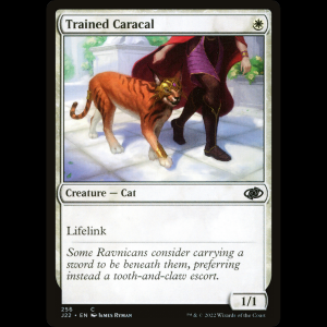 MTG Trained Caracal Jumpstart 2022 j22#256