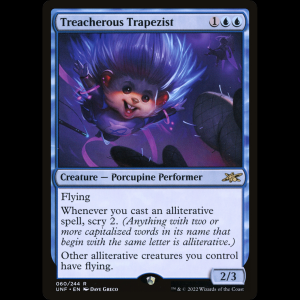 MTG Treacherous Trapezist Unfinity unf#60