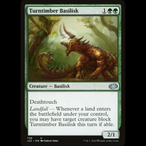 MTG Turntimber Basilisk Jumpstart 2022 j22#736